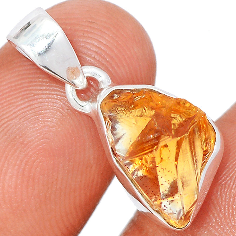 1" Citrine Rough Pendants - CTRP920
