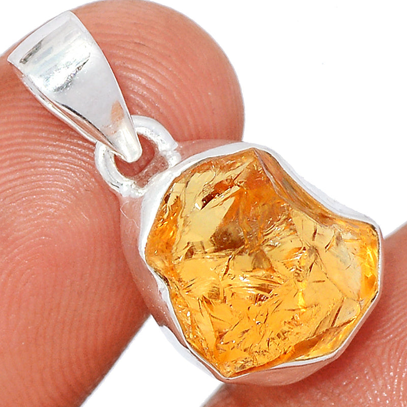 1" Citrine Rough Pendants - CTRP921