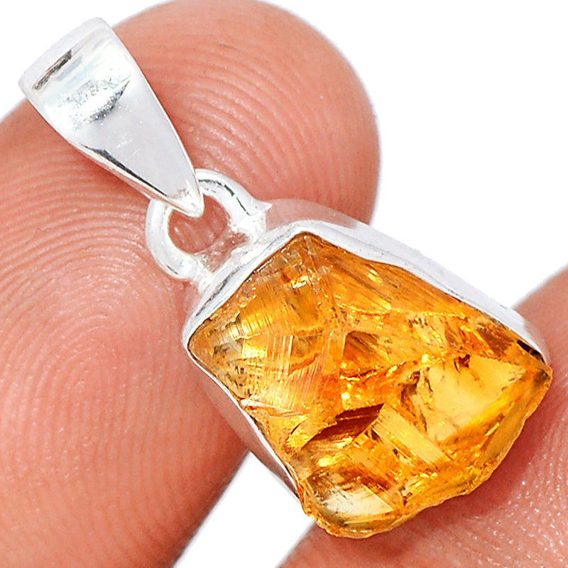 1" Citrine Rough Pendants - CTRP923