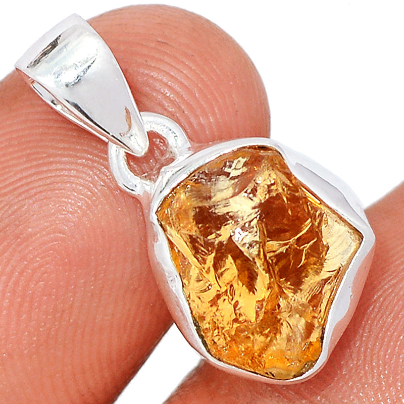 1" Citrine Rough Pendants - CTRP926