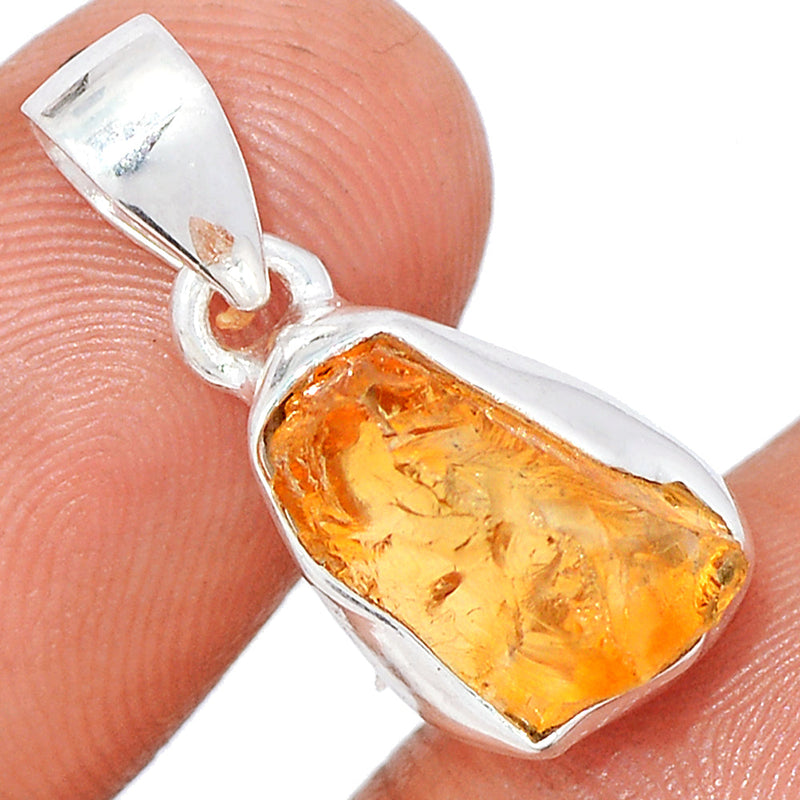1" Citrine Rough Pendants - CTRP930