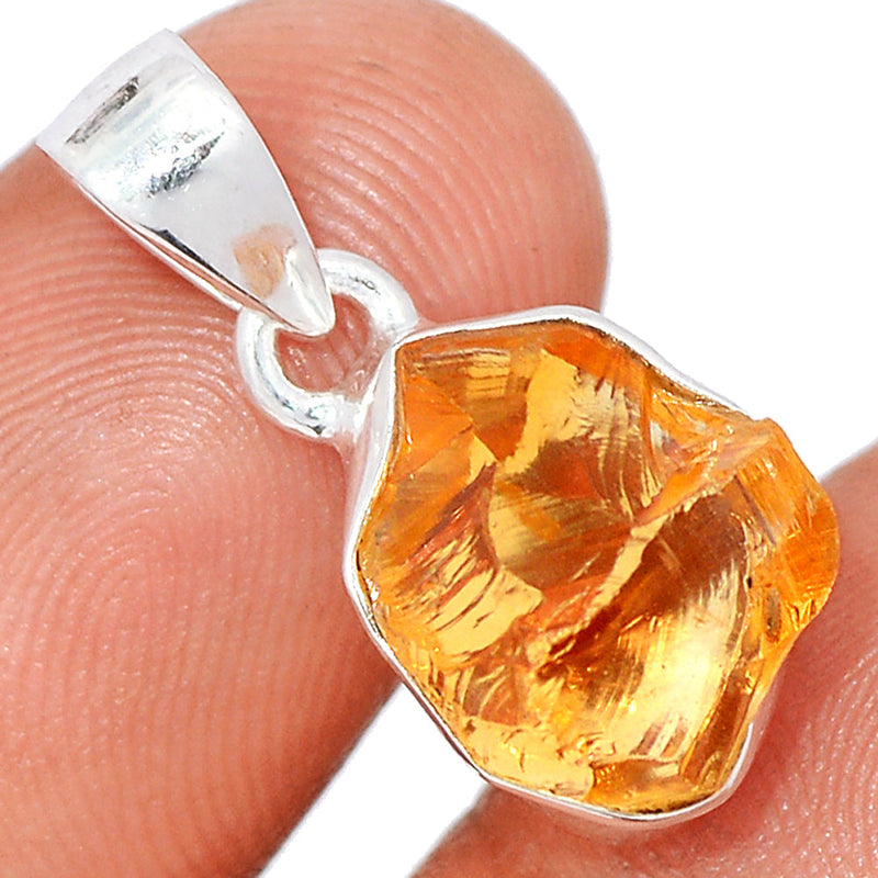 1" Citrine Rough Pendants - CTRP932