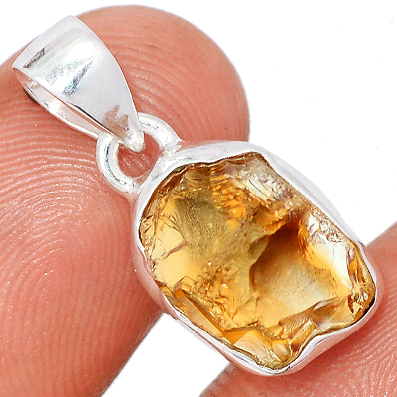 1" Citrine Rough Pendants - CTRP933