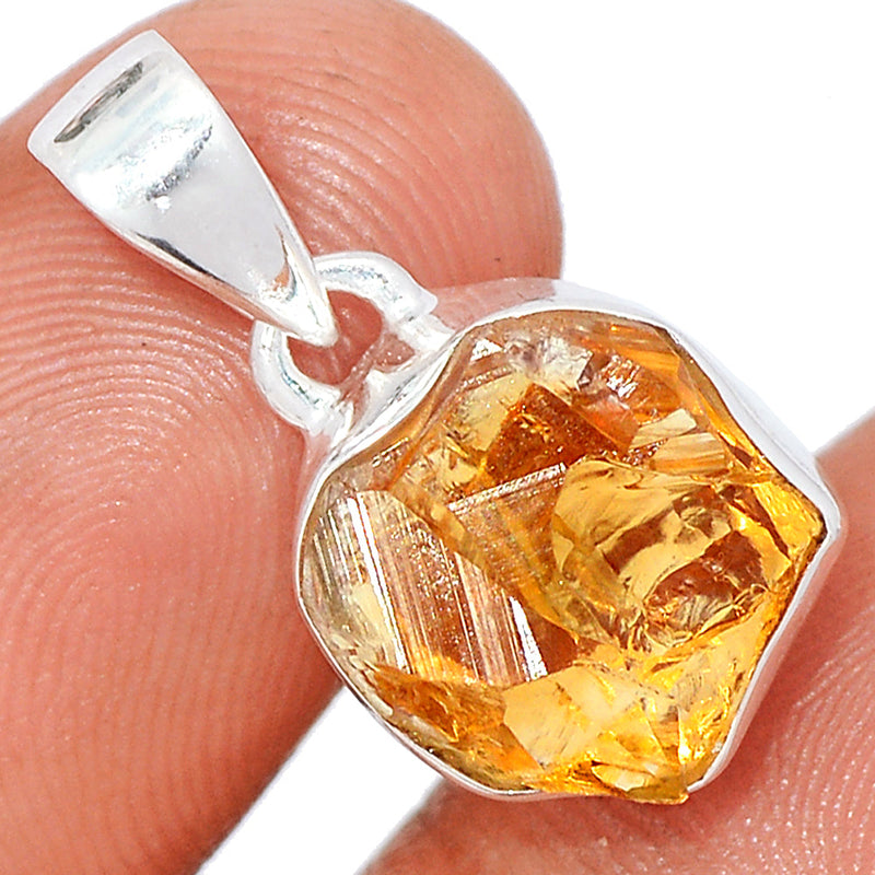0.8" Citrine Rough Pendants - CTRP934