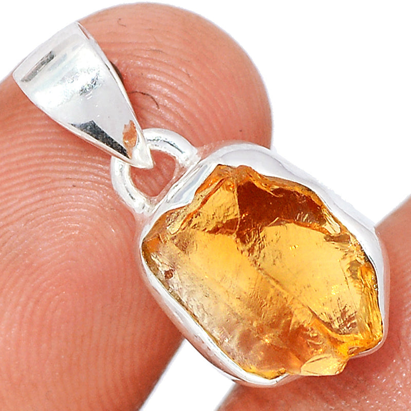 0.8" Citrine Rough Pendants - CTRP937