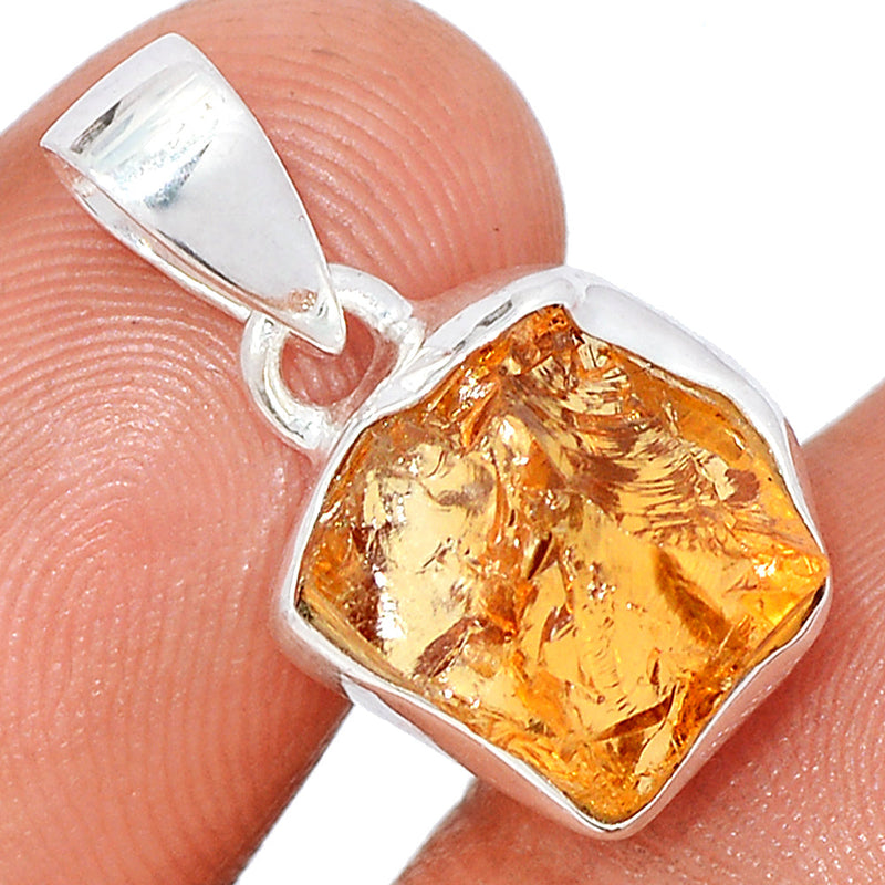 0.8" Citrine Rough Pendants - CTRP941