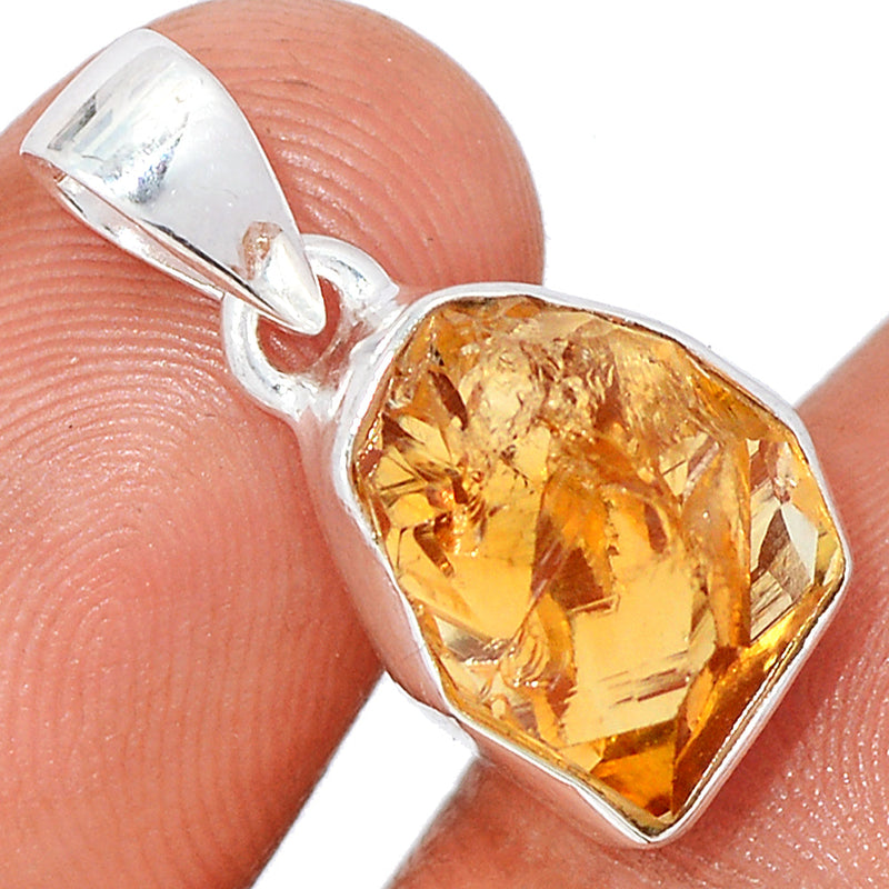 1" Citrine Rough Pendants - CTRP943