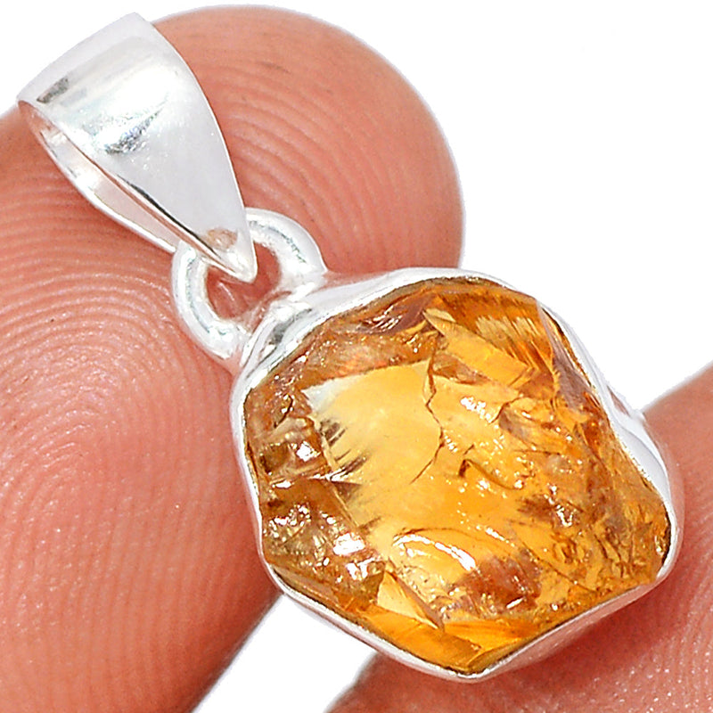 0.8" Citrine Rough Pendants - CTRP947