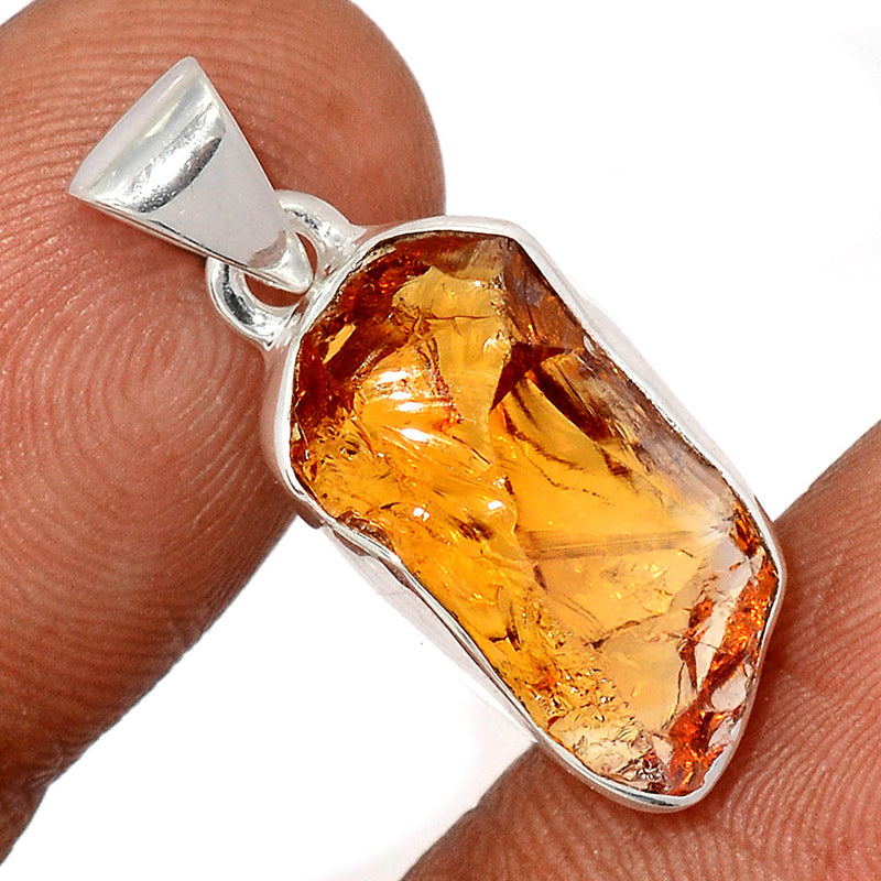 1.1" Citrine Rough Pendants - CTRP952