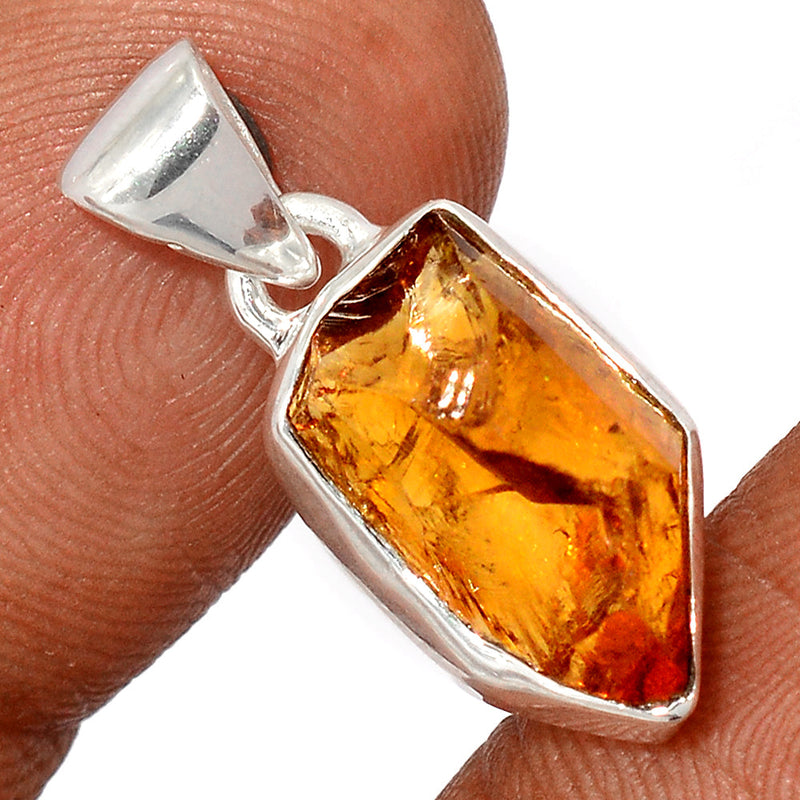 1" Citrine Rough Pendants - CTRP953