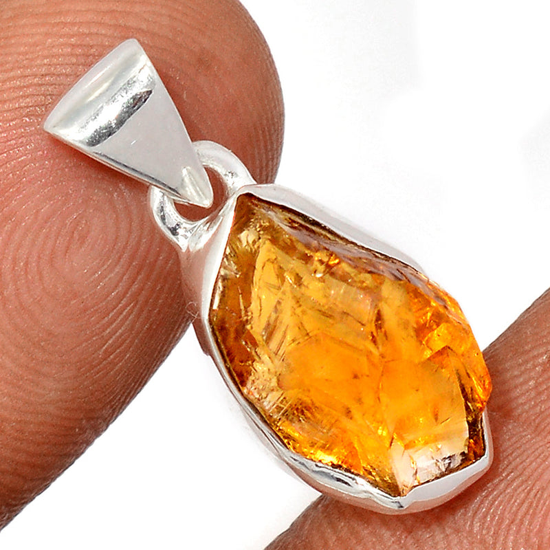 1" Citrine Rough Pendants - CTRP956