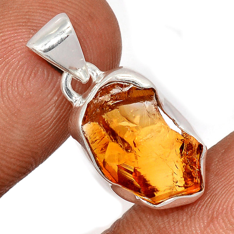 1" Citrine Rough Pendants - CTRP958
