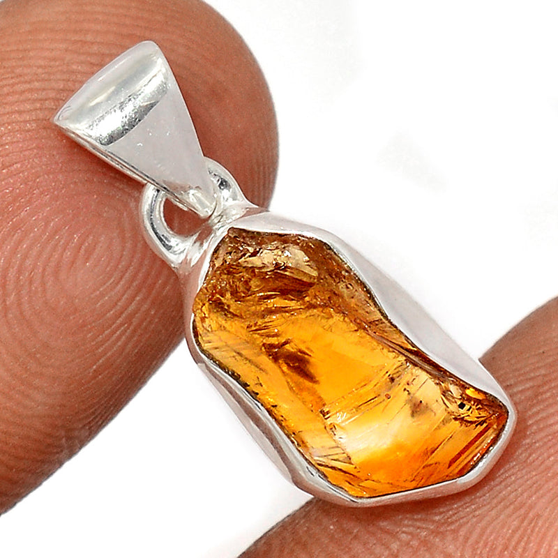 1" Citrine Rough Pendants - CTRP959