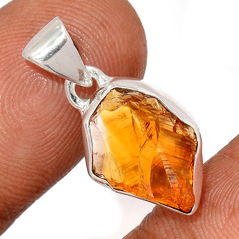 1" Citrine Rough Pendants - CTRP960
