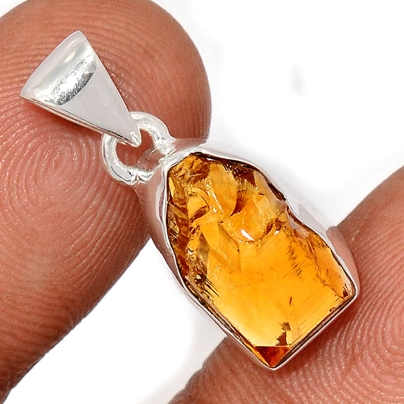 1" Citrine Rough Pendants - CTRP961