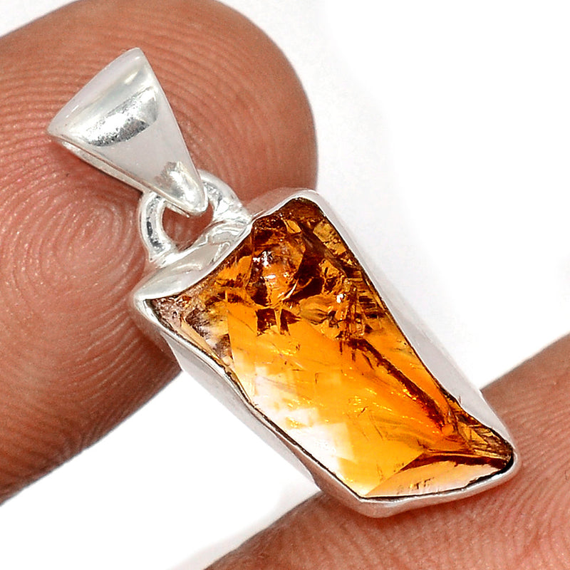 1.1" Citrine Rough Pendants - CTRP965