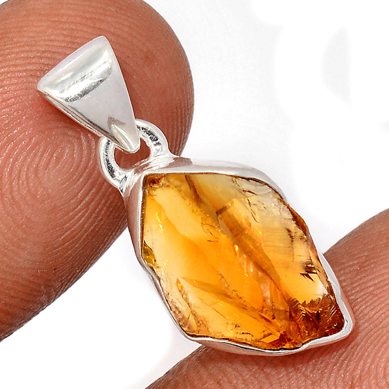 1.1" Citrine Rough Pendants - CTRP967