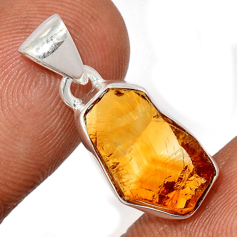 1" Citrine Rough Pendants - CTRP970
