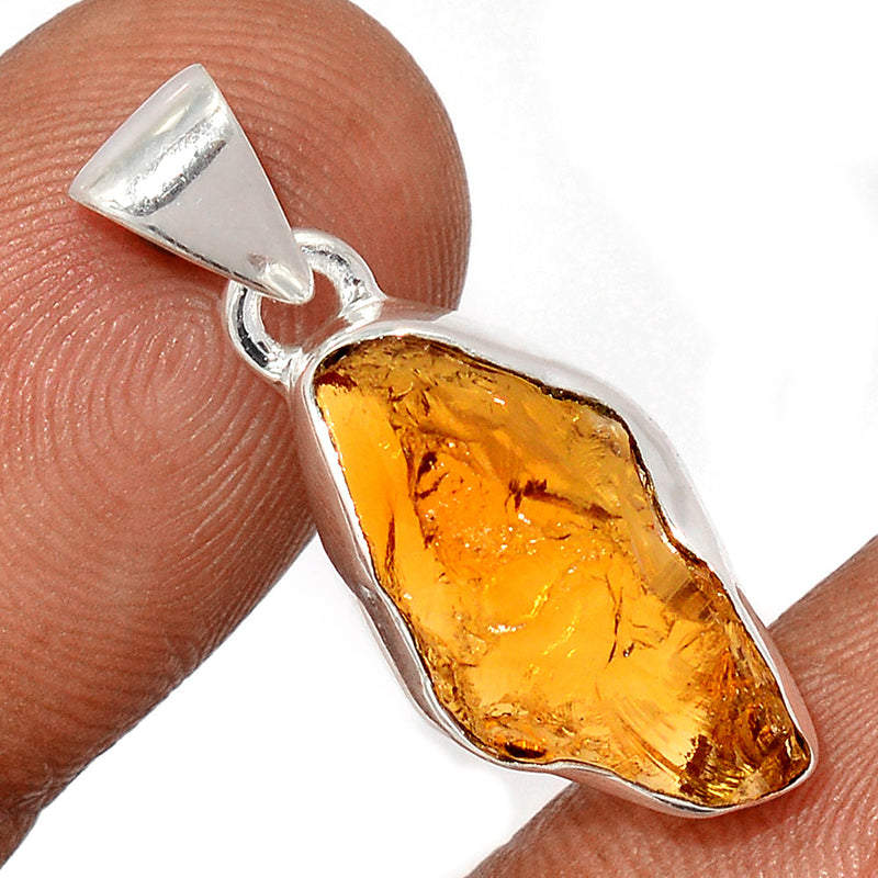 1.1" Citrine Rough Pendants - CTRP971