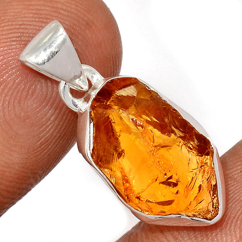 1.1" Citrine Rough Pendants - CTRP975