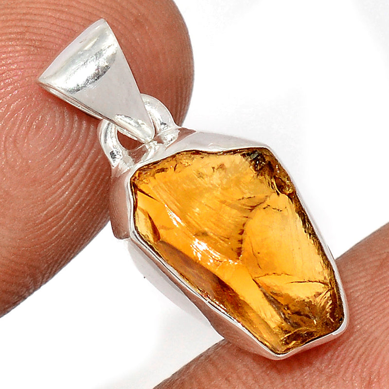 1" Citrine Rough Pendants - CTRP976