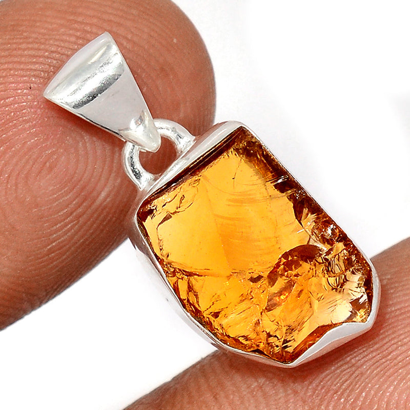 1" Citrine Rough Pendants - CTRP977