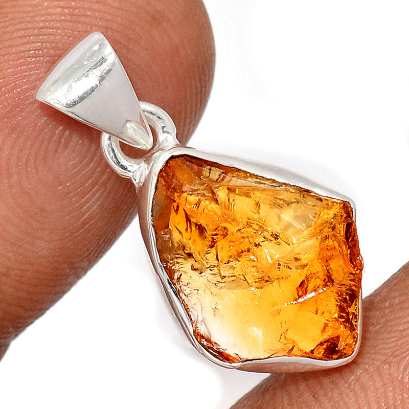 1.1" Citrine Rough Pendants - CTRP978