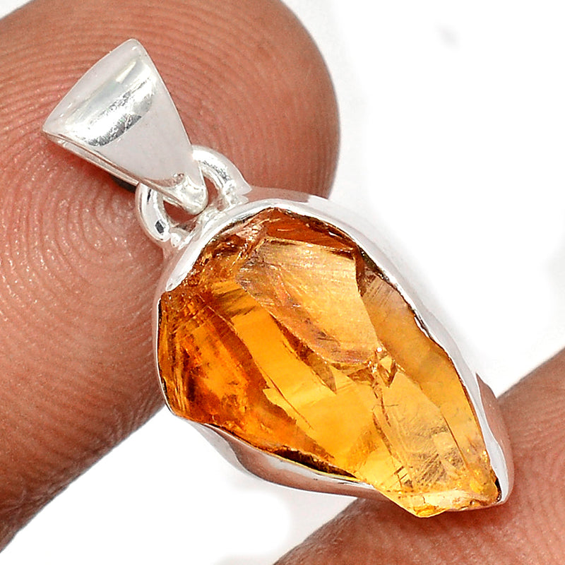 1.1" Citrine Rough Pendants - CTRP979