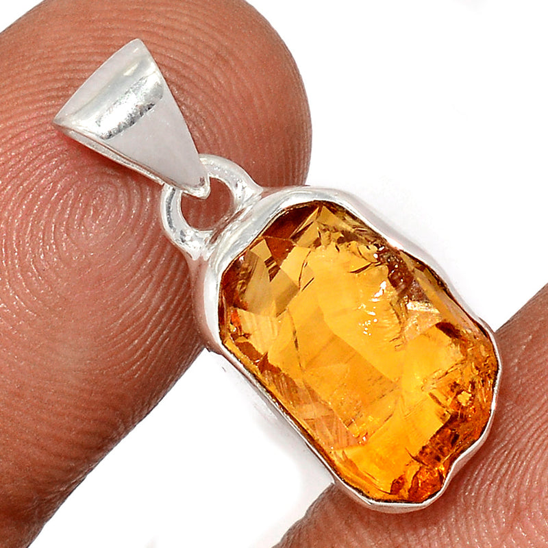 1" Citrine Rough Pendants - CTRP980