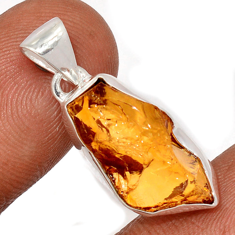1.2" Citrine Rough Pendants - CTRP981