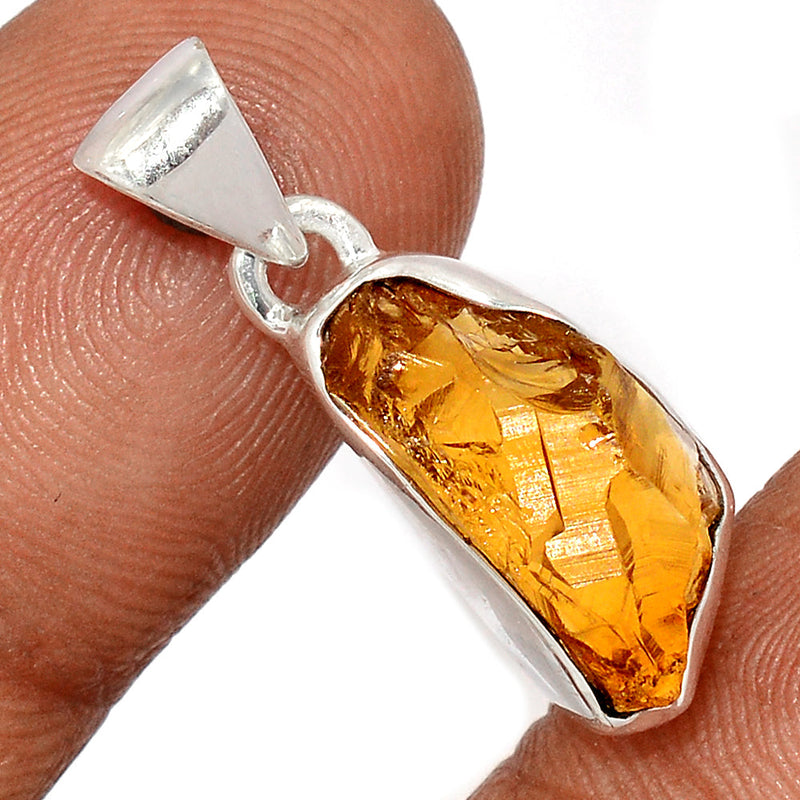 1.1" Citrine Rough Pendants - CTRP984