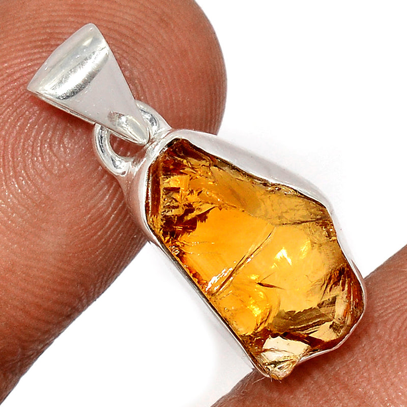 1" Citrine Rough Pendants - CTRP985