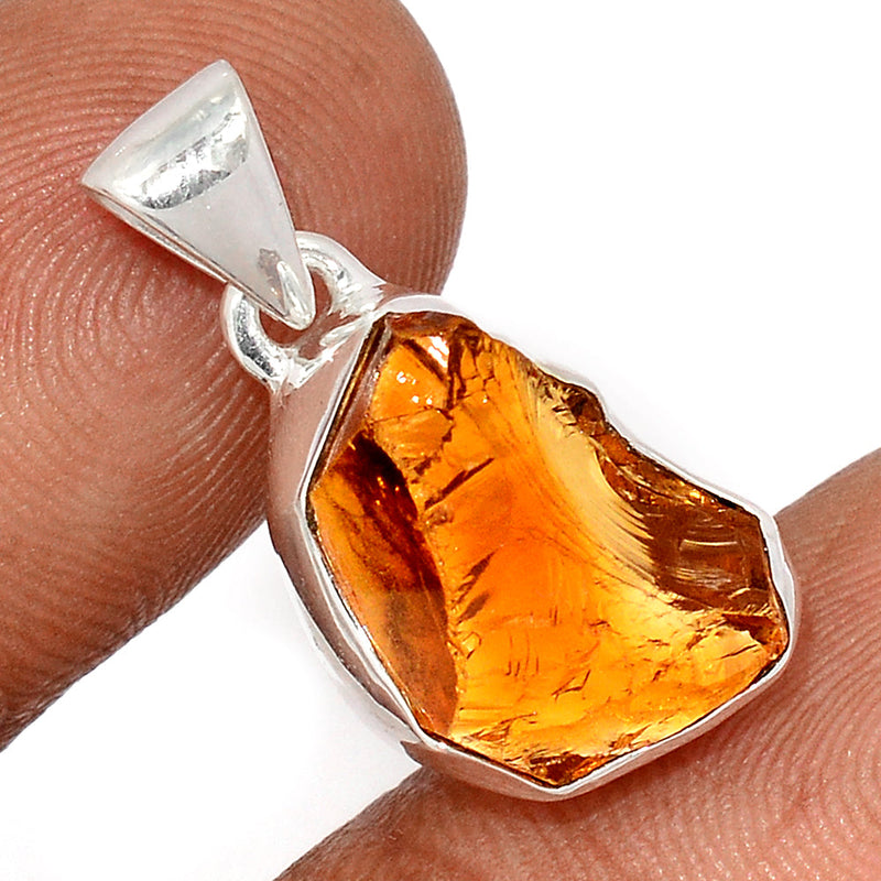 1" Citrine Rough Pendants - CTRP987