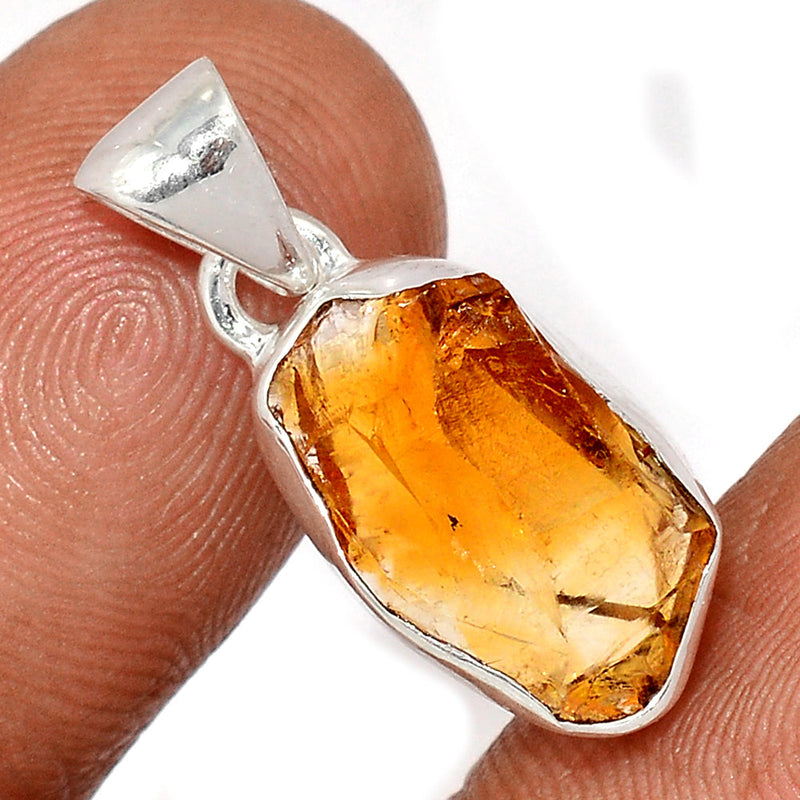 1" Citrine Rough Pendants - CTRP988