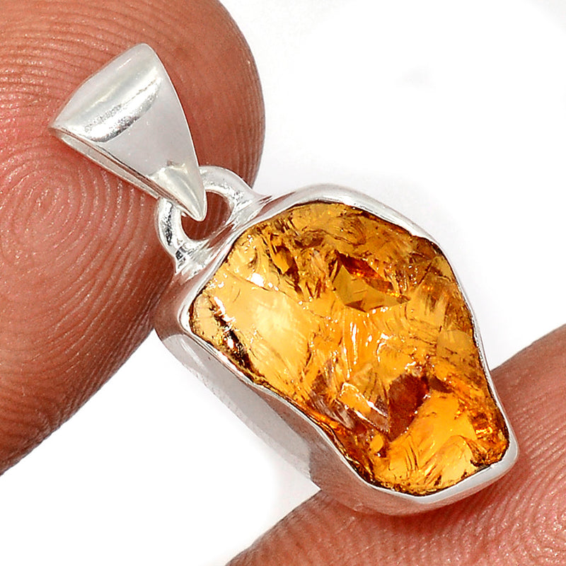 1" Citrine Rough Pendants - CTRP989