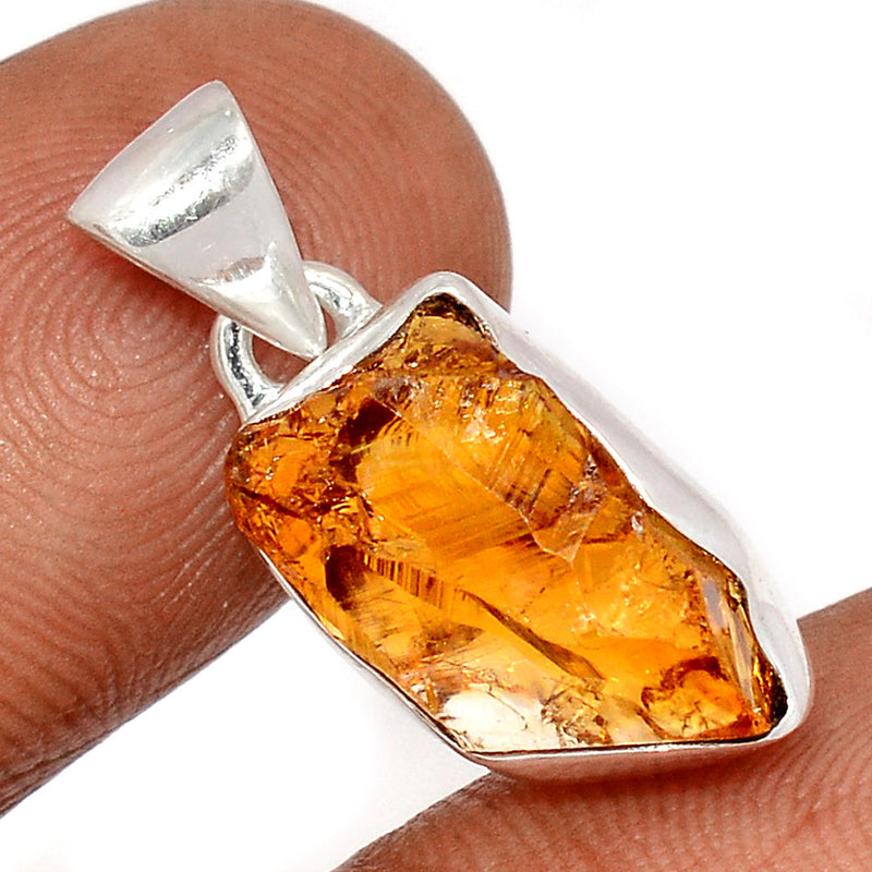 1" Citrine Rough Pendants - CTRP990