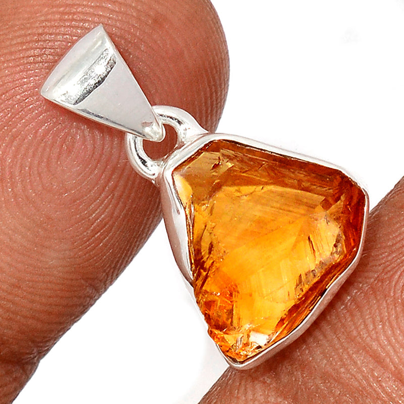 0.8" Citrine Rough Pendants - CTRP993
