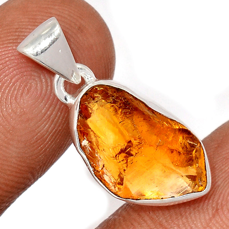 1.1" Citrine Rough Pendants - CTRP995