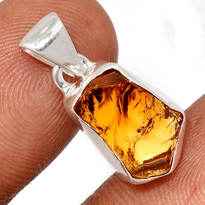 1" Citrine Rough Pendants - CTRP996