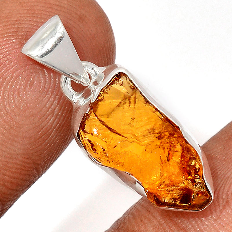 1.1" Citrine Rough Pendants - CTRP997