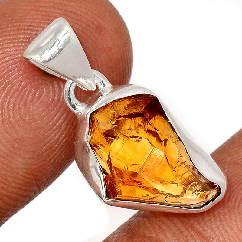 1" Citrine Rough Pendants - CTRP999