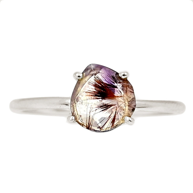 Claw - Cacoxenite Faceted Ring - CXFR481