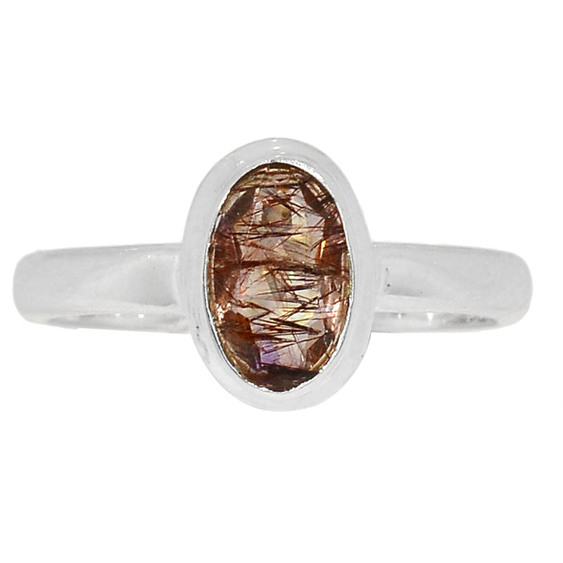 Cacoxenite Faceted Ring - CXFR521