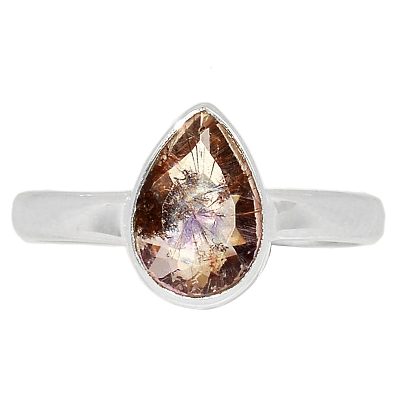 Cacoxenite Faceted Ring - CXFR528