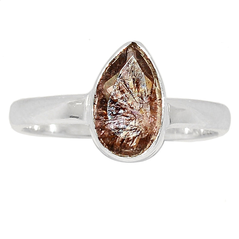 Cacoxenite Faceted Ring - CXFR533