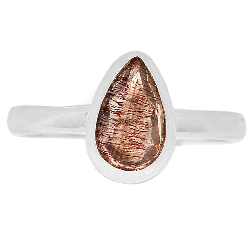 Cacoxenite Faceted Ring - CXFR534