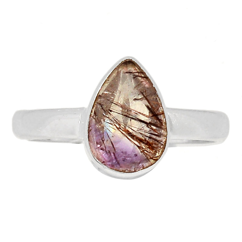 Cacoxenite Faceted Ring - CXFR541