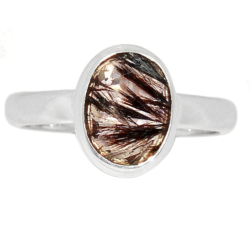 Cacoxenite Faceted Ring - CXFR549