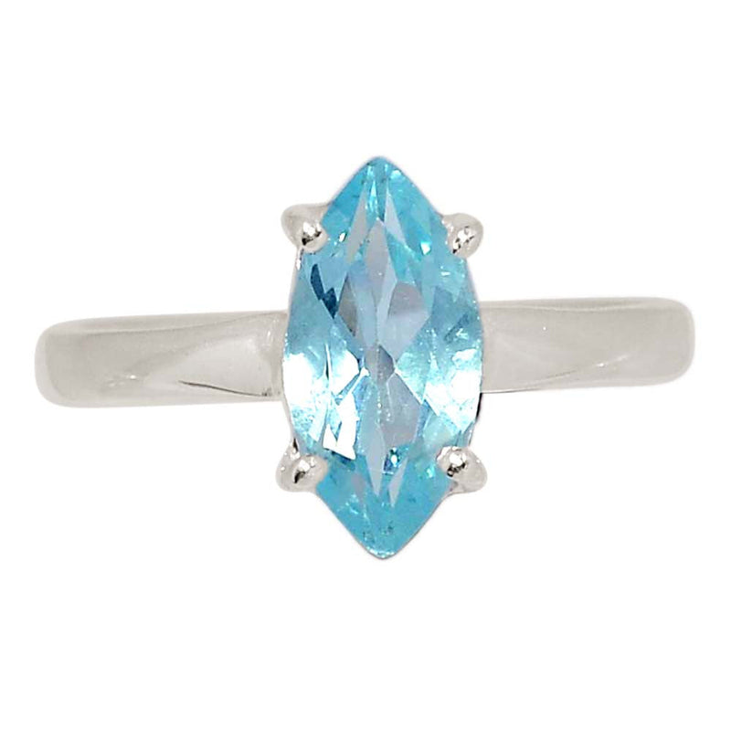 Treated Blue Topaz Ring - DBTR1