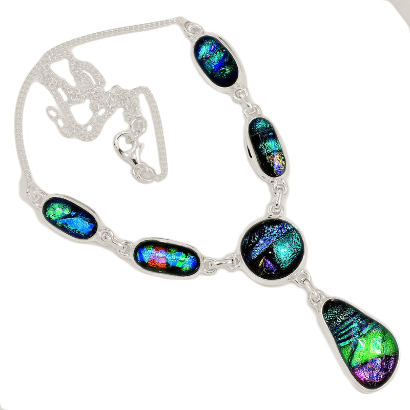 18.3" Dichroic Glass Necklaces - DICN2